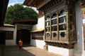 Dans la cour (Chimi Lhakhang - Lobesa - Bhoutan)